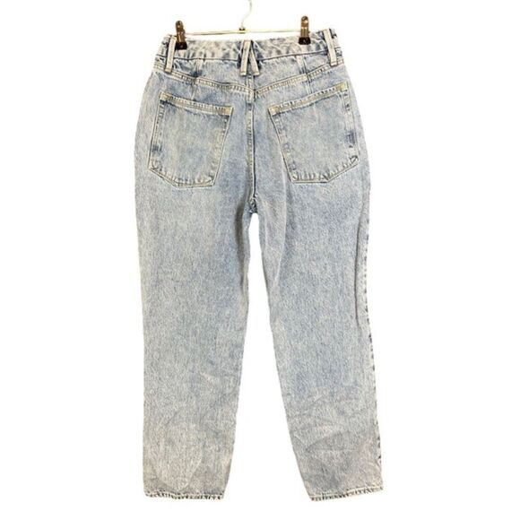 Good American Good Ease Relaxed Fit Jeans Stonewash Size 2 / 26 - Picture 3 of 11